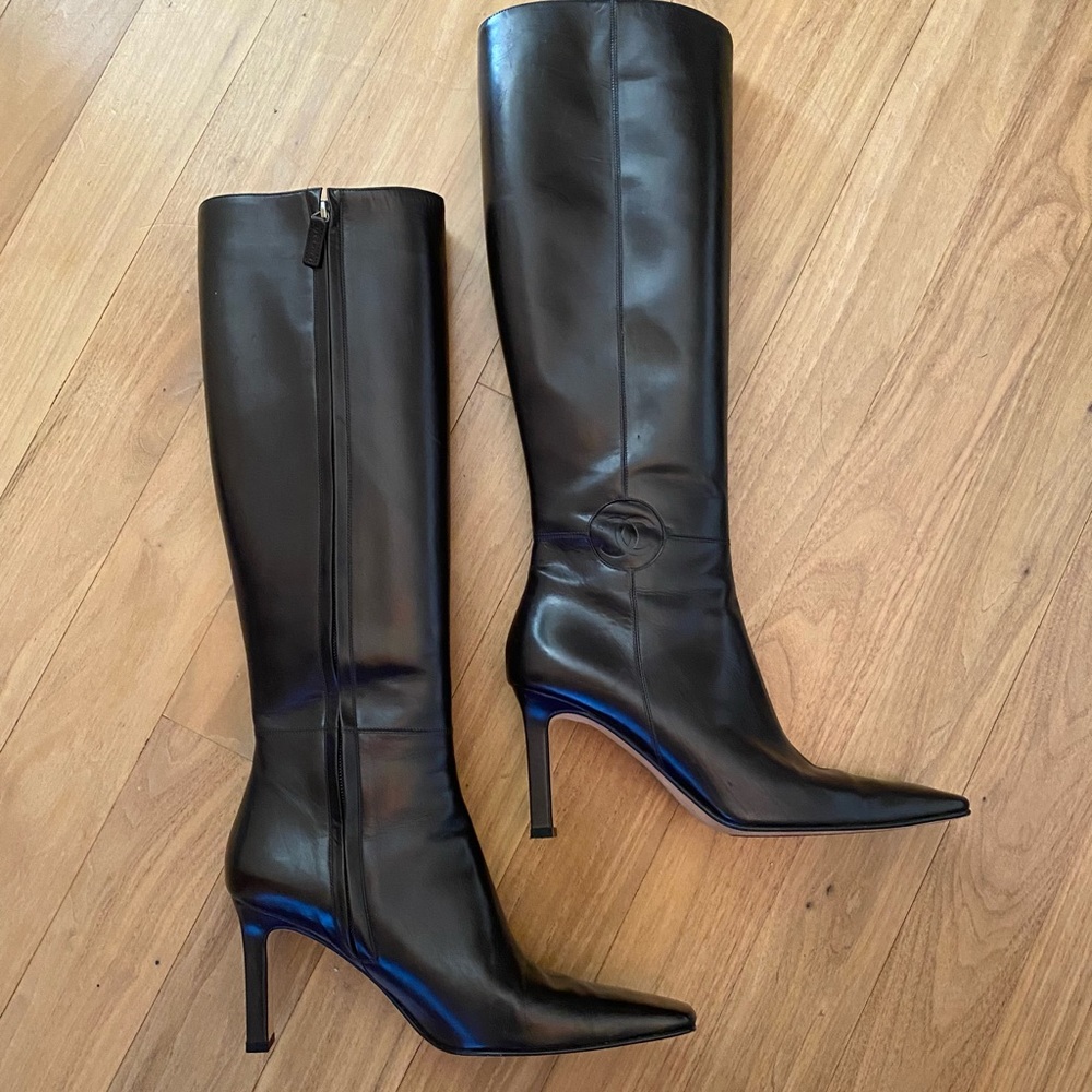 Chanel Leather Boots